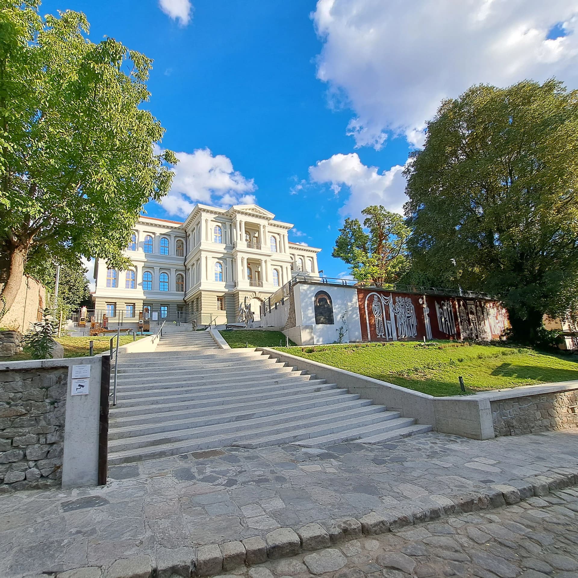 A contemporary urban environment featuring diverse functions, exhibition areas, and landscape design.