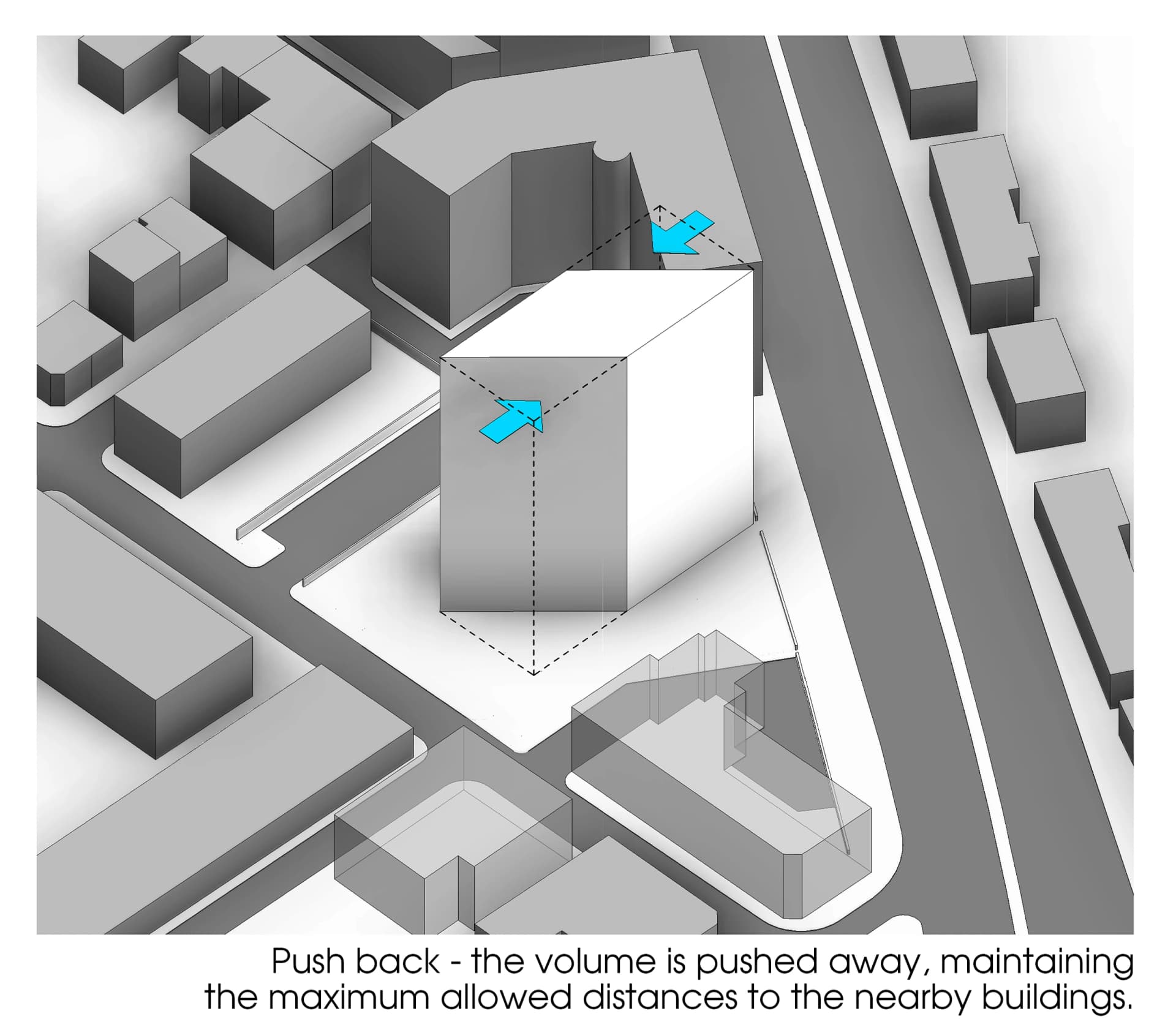 Architectural concept design stage.
