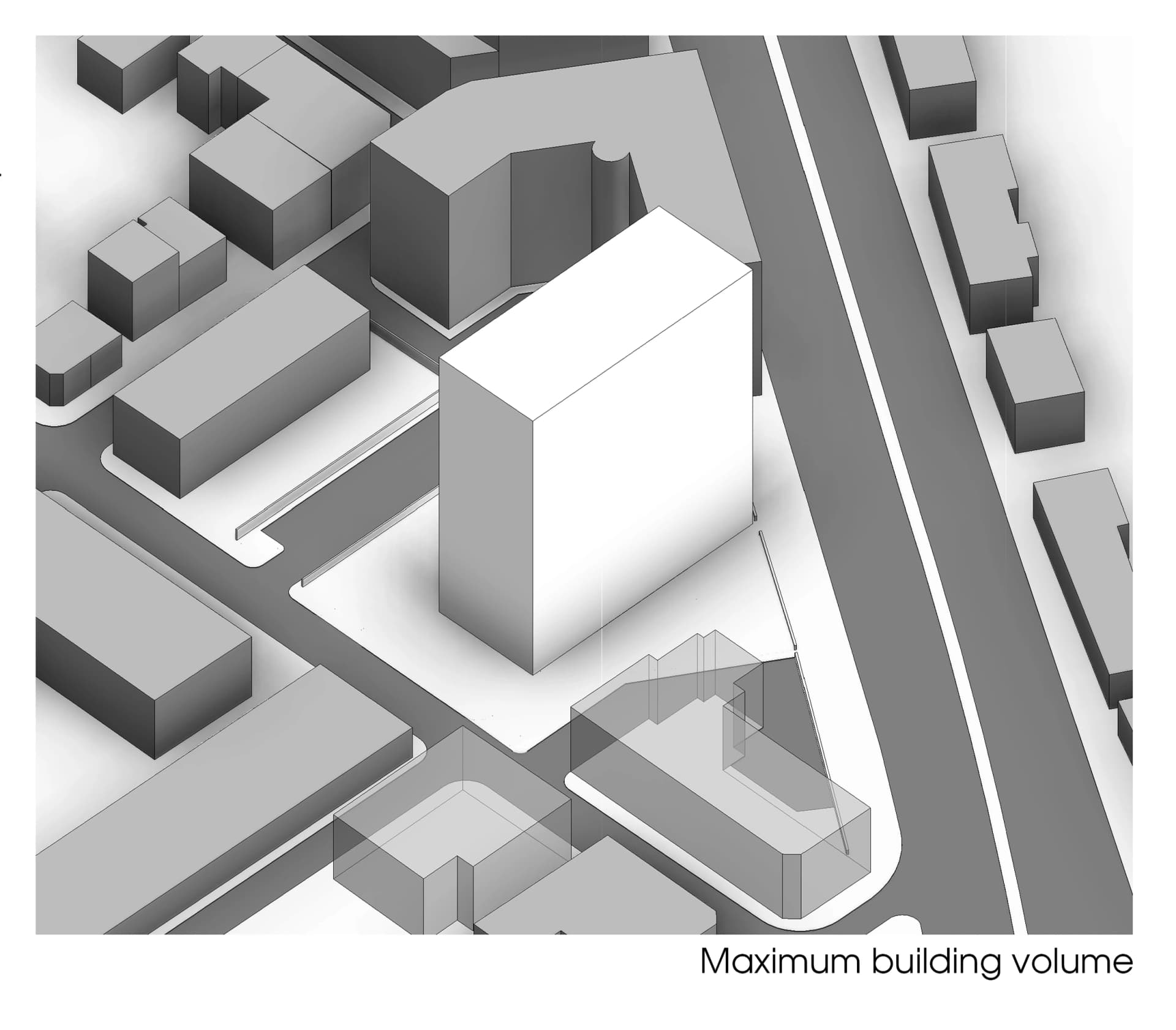 Architectural concept design stage.